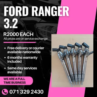 FORD RANGER 3.2 DIESEL INJECTORS FOR SALE WITH WARRANTY ON