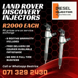 Land Rover Discovery Tdv6 Diesel Injectors For Sale With Warranty