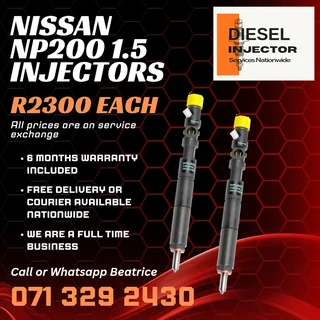 Nissan Np200 1.5 Diesel Injectors For Sale With Warranty