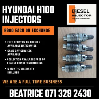 Hyundai H100 Diesel Injectors For Sale With Warranty