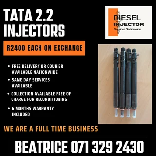 Tata 2.2 Injectors For Sale With Warranty On