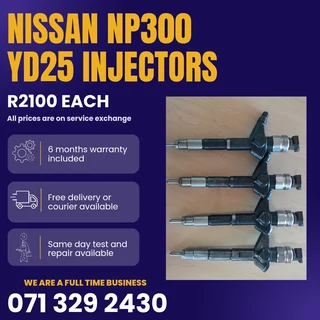Nissan Np300 Yd25 Diesel Injectors For Sale With Warranty