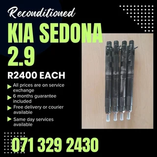 Kia Sedona 2.9 Injectors For Sale With Warranty