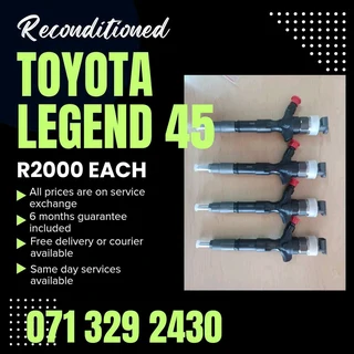 Toyota Legend 45 Diesel Injectors For Sale With Warranty