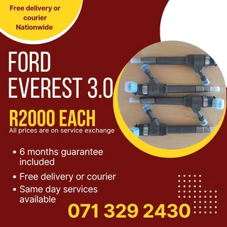 Ford Everest 3.0 Diesel Injectors For Sale With Warranty