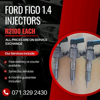 Ford Figo 1.4 Diesel Injectors For Sale With Warranty
