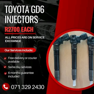 Toyota Gd6 Diesel Injectors For Sale With Warranty On