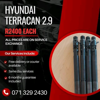 Hyundai Terracan 2.9 Injectors For Sale With Warranty