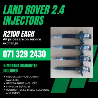 Land Rover 2.4 Diesel Injectors For Sale With Warranty