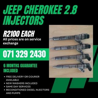 Jeep 2.8 Diesel Injectors For Sale With Warranty