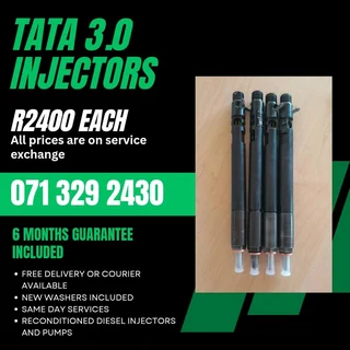 Tata Xenon 3.0 Injectors For Sale With Warranty On