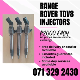 Range Rover Tdv8 Injectors For Sale With Warranty On