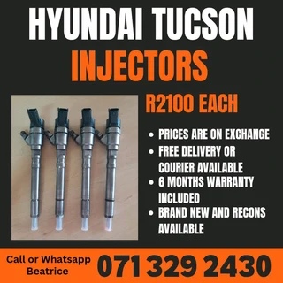 Hyundai Tucson 2.0 Injectors For Sale With Warranty On