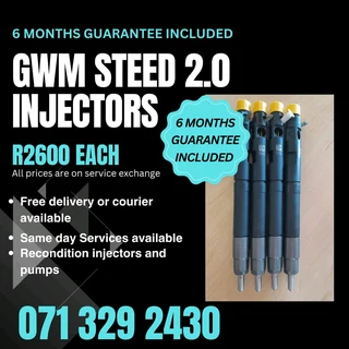 Gwm Steed 2.0 Injectors For Sale With Warranty