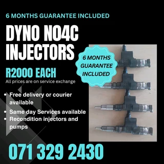 Dyno N04c Injectors For Sale With Warranty