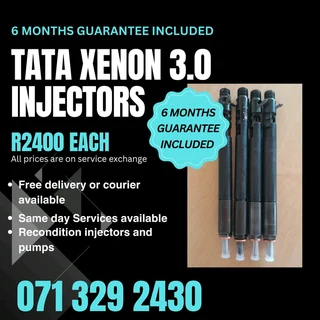 Tata Xenon 3.0 Injectors For Sale With Warranty On
