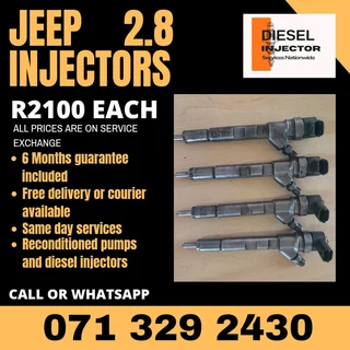 Jeep 2.8 Diesel Injectors For Sale With Warranty