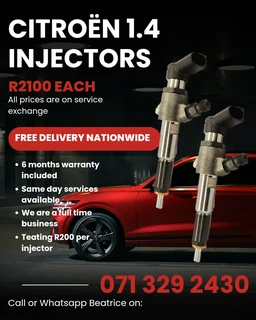Citroën 1.4 Injectors For Sale With Warranty