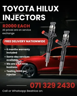 Toyota Hilux 3.0 Injectors For Sale With Warranty