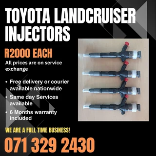 Toyota Landcruiser Injectors For Sale With Warranty