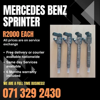 Mercedes Benz Sprinter Injectors For Sale With Warranty