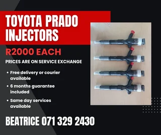 Toyota Prado Diesel Injectors For Sale With Warranty