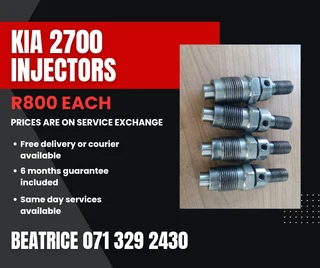 Kia 2700 Injectors For Sale With Warranty