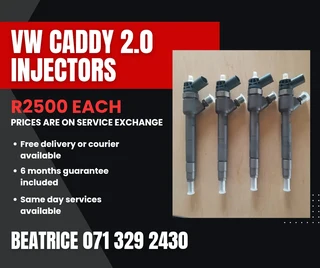 Vw Caddy 2.0 Injectors For Sale With Warranty