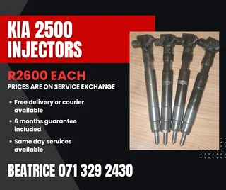 Kia 2500 Injectors For Sale With Warranty