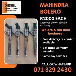 Mahindra Bolero Diesel Injectors For Sale With Warranty