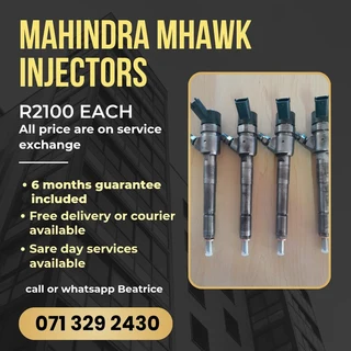 Mahindra Mhawk Diesel Injectors For Sale With Warranty