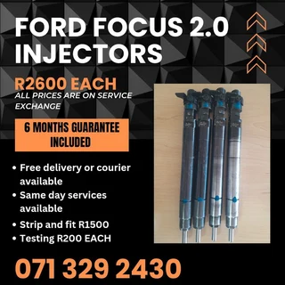 Ford Focus 2.0 Injectors For Sale With Warranty