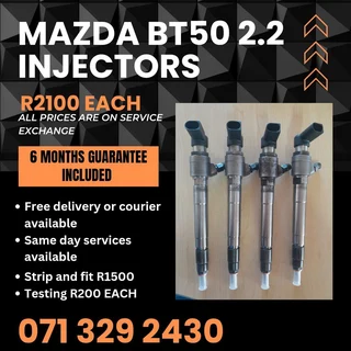 Mazda Bt50 2.2 Diesel Injectors For Sale With Warranty
