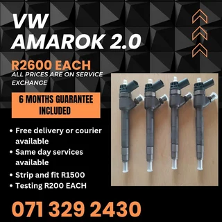 Vw Amarok 2.0 Diesel Injectors Injectors For Sale With Warranty