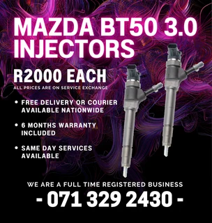 Mazda Bt50 3.0 Diesel Injectors For Sale With Warranty