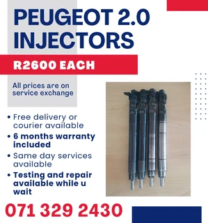 Peugeot 2.0 Diesel Injectors For Sale With Warranty
