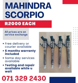 Mahindra Scorpio Diesel Injectors For Sale With Warranty