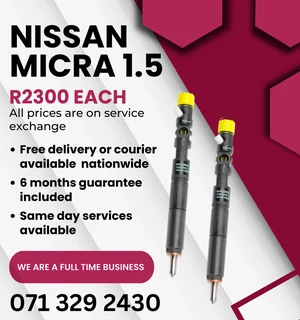 Nissan Micra 1.5 Diesel Injectors For Sale With Warranty