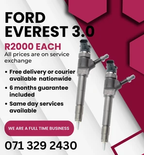 Ford Everest 3.0 Diesel Injectors For Sale With Warranty