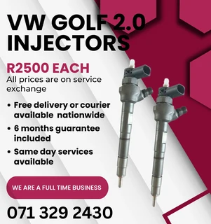 Vw Golf 2.0 Injectors For Sale With Warranty