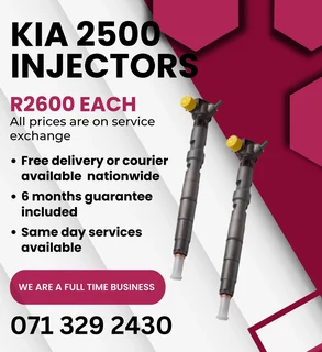 Kia 2500 Injectors For Sale With Warranty On