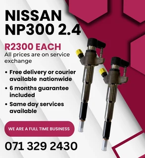 Nissan Navara 2.4 Injectors For Sale With Warranty