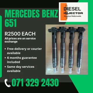 Mercedes Benz Sprinter 651 Injectors For Sale With Warranty