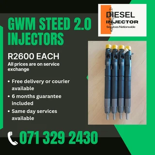 Gwm Steed 2.0 Injectors For Sale With Warranty