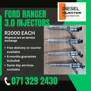 Ford Ranger 3.0 Diesel Injectors For Sale With Warranty On
