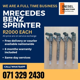 Mercedes Benz Sprinter Injectors For Sale With Warranty On