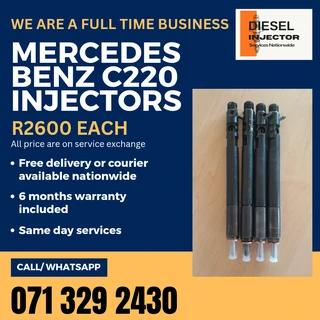 Mercedes Benz C220 Diesel Injectors For Sale With Warranty