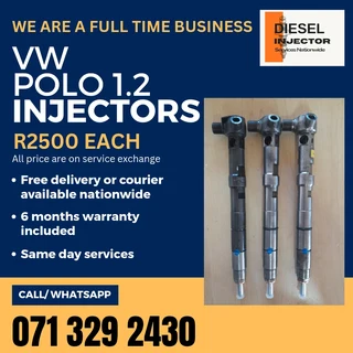 Vw Polo 1.2 Diesel Injectors For Sale With Warranty
