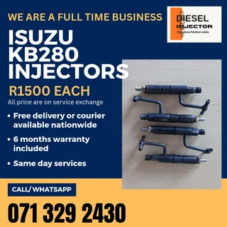 Isuzu Kb280 Diesel Injectors For Sale With Warranty