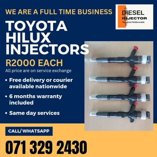 Toyota Hilux Diesel Injectors For Sale With Warranty